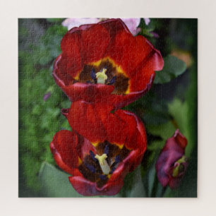 Quebra-cabeça Primavera despertar, Tulipas