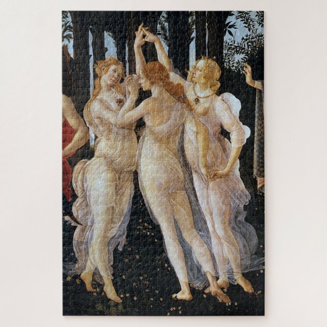 Quebra-cabeça Primavera (detalhe), Sandro Botticelli (Vertical)