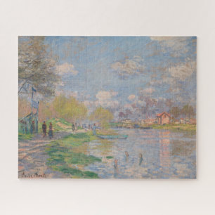 Quebra-cabeça Primavera do Sena por Monet Impressionist