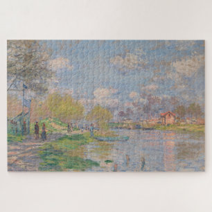 Quebra-cabeça Primavera do Sena por Monet Impressionist