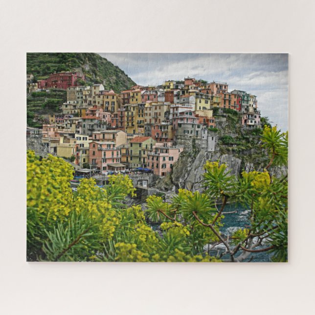 Quebra-cabeça Primavera em Manarola, Itália - 16x20 - 520 pcs. (Horizontal)