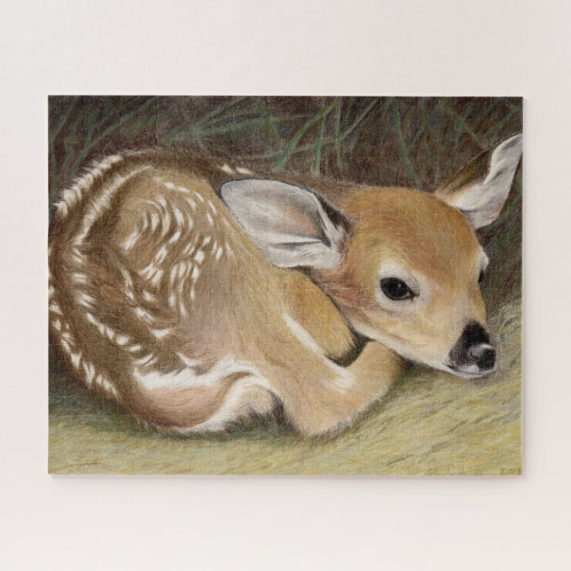 Quebra-cabeça Primavera Fawn (Horizontal)