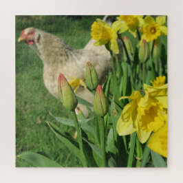 Quebra-cabeça primavera,frango, animal, pintinho, ave, fazenda,