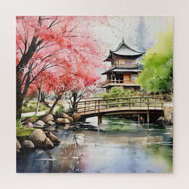 Quebra-cabeça Primavera no Jardim (Vertical)