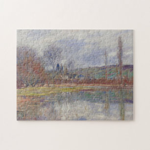 Quebra-cabeça Primavera no Vetheuil Monet Fine Art