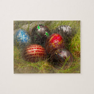 Quebra-cabeça Primavera - Páscoa - Ovos de Páscoa