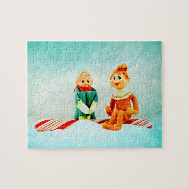 Quebra-cabeça Primeira Data Elf (Horizontal)