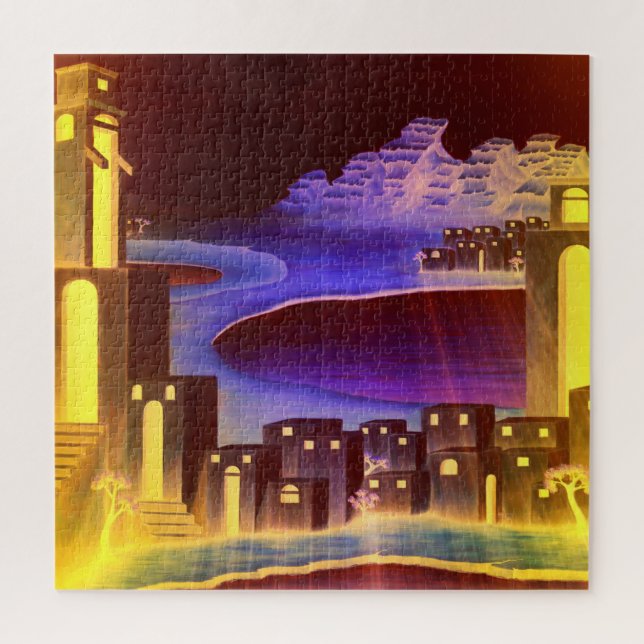 Quebra-cabeça "Primeira Revelação" 2.0 - arte misteriosa criptic (Vertical)