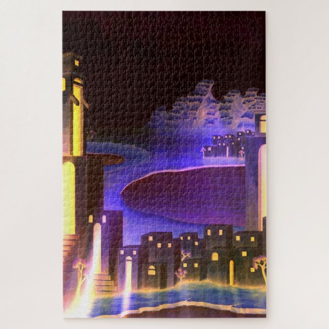 Quebra-cabeça "Primeira Revelação" - arte misteriosa critica (Vertical)