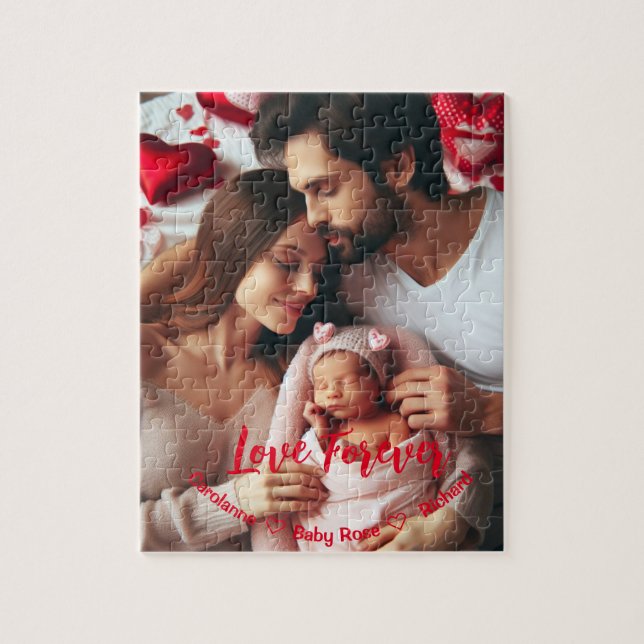 Quebra-cabeça Primeiro Dia de os namorados Juntos | Foto persona (Vertical)