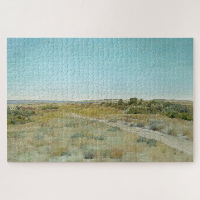 Quebra-cabeça Primeiro Toque do outono: Paisagem no Estado de No (Horizontal)