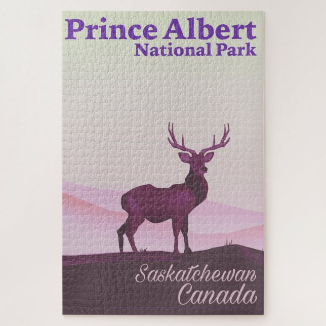 Quebra-cabeça Prince Albert National Park, Saskatchewan, Canadá (Vertical)