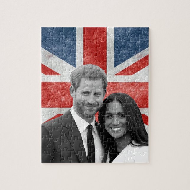 Quebra-cabeça Prince Harry e Meghan Markle (Vertical)