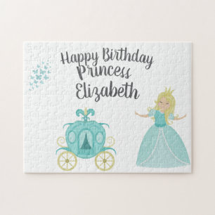 Quebra-cabeça Princesa Cinderella - Decoração da Festa de aniver