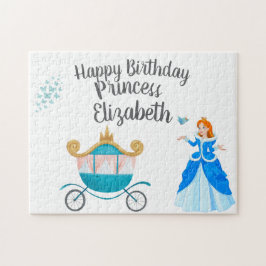 Quebra-cabeça Princesa Cinderella - Decoração da Festa de aniver