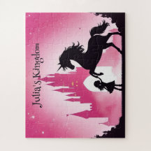 Princesa E Unicórnio Personalizados