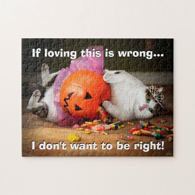 Quebra-cabeça Princesa Gato Com Balde (Horizontal)