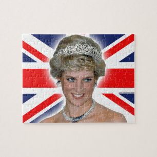 Quebra-cabeça Princesa HHRH Diana Union Jack
