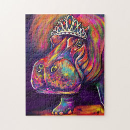 Quebra-cabeça Princesa Hippo, 11x14 - 252 Piece Art Quebra-cabeç
