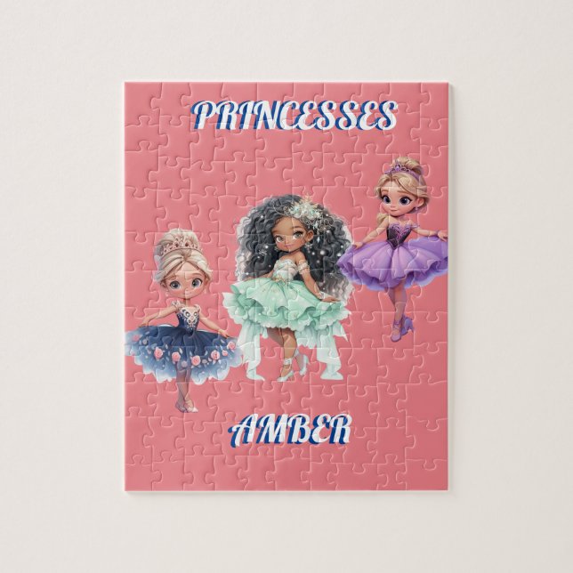 QUEBRA-CABEÇA "PRINCESS" PERSONALIZADO (Vertical)