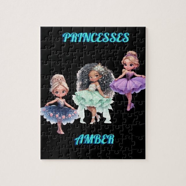 QUEBRA-CABEÇA "PRINCESS" PERSONALIZADO (Vertical)