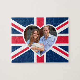 Quebra-cabeça Príncipe George - William & Kate