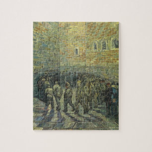Quebra-cabeça Prisioneiros Exercícios de Vincent van Gogh