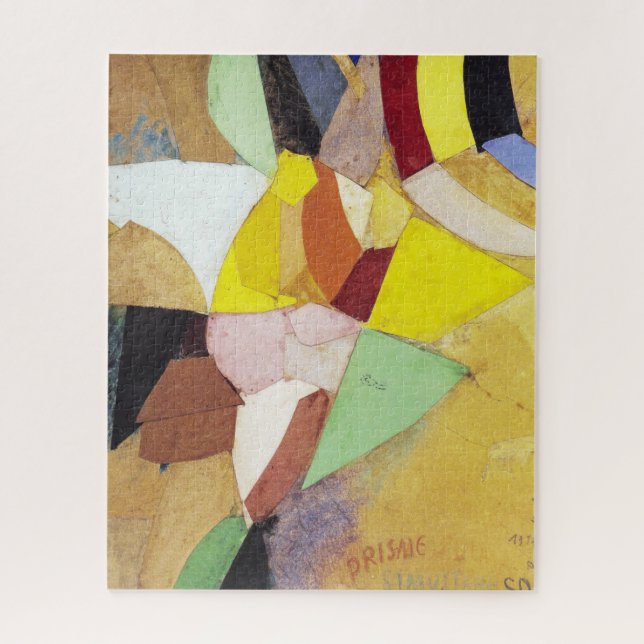 Quebra-cabeça Prismas Solares Simultâneos | Sonia Delaunay | (Vertical)