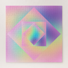 Quebra-cabeça prismático com gradiente muito desaf