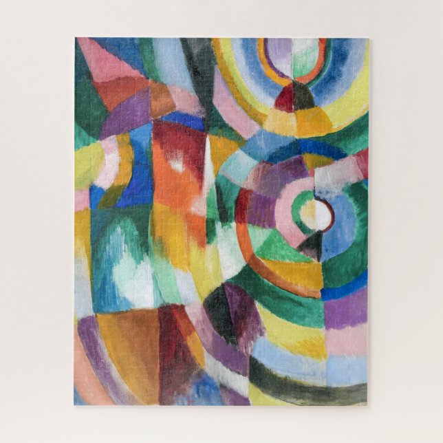 Quebra-cabeça Prisões Elétricos | Sonia Delaunay | (Vertical)