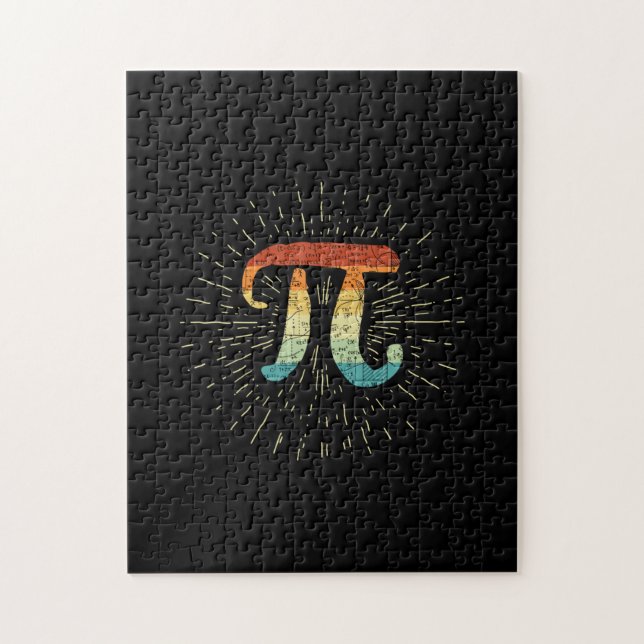 Quebra-cabeça Professor de Matemática, Cute Pi (Vertical)