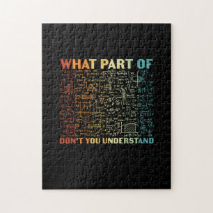 Quebra-cabeça Professor De Matemática Que Parte Da Matemática