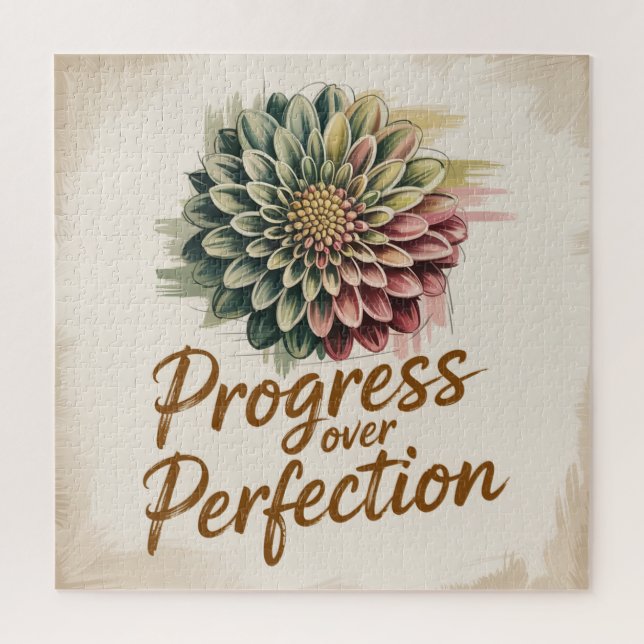 Quebra-cabeça Progresso Acima da Perfeição (Vertical)