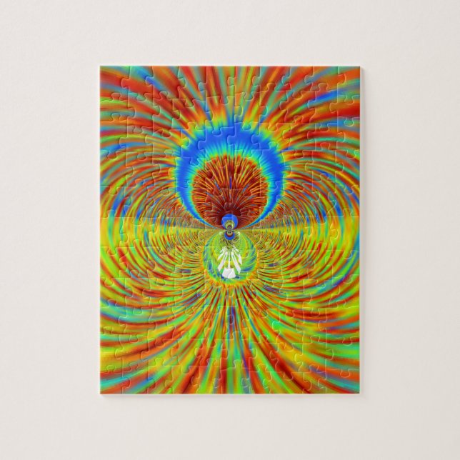 Quebra-cabeça Projetista Gráfico de Incêndio Espantoso (Vertical)