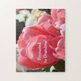 Quebra-cabeça Promovido à avó confunde o anúncio da gravidez