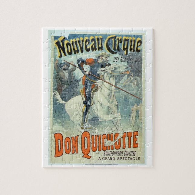Quebra-cabeça Propaganda para "Don Quixote, circo novo", cavalo (Vertical)