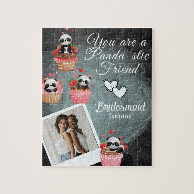 Quebra-cabeça Proposta de ponte branca e negra clássica elegante (Vertical)