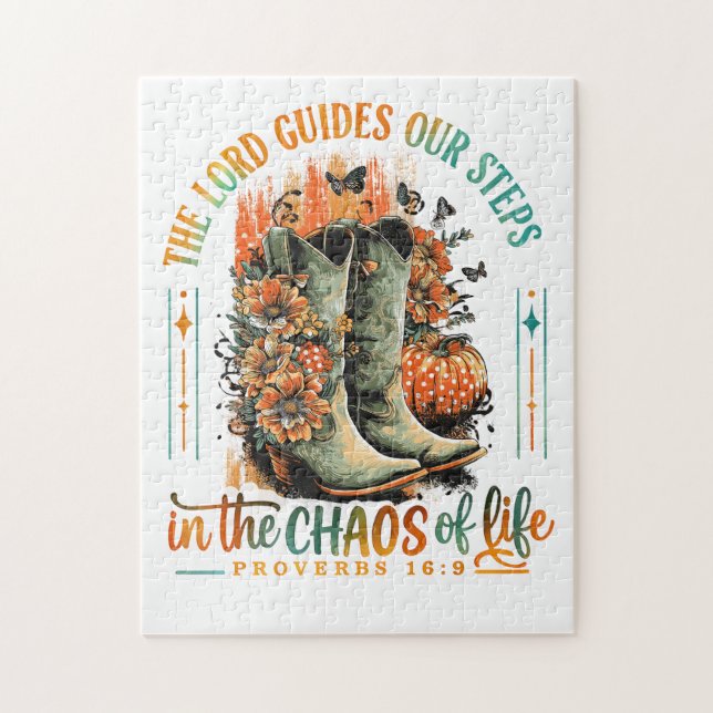 Quebra-cabeça Provérbios 16:9 (Vertical)