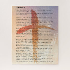 Quebra-cabeça Psalm 91 Cross Painting
