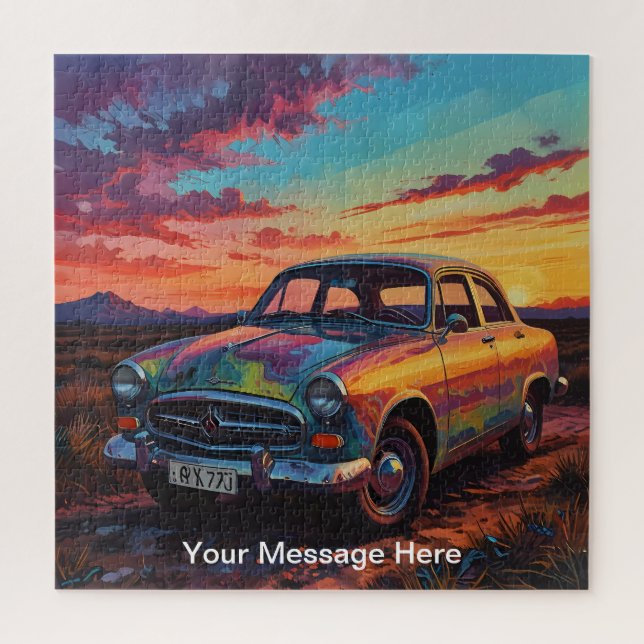 Quebra-cabeça Psíquica única e divertida personalizada (Vertical)