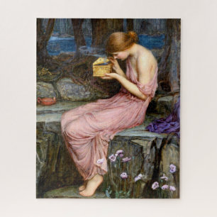Quebra-cabeça Psyche Abrindo a pintura de caserna com caixa de O