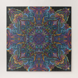 Quebra-cabeça Psychedelic Mandala