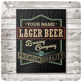 Quebra-cabeça Pub de Bar de Rótulo de Criação de Cerveja Persona
