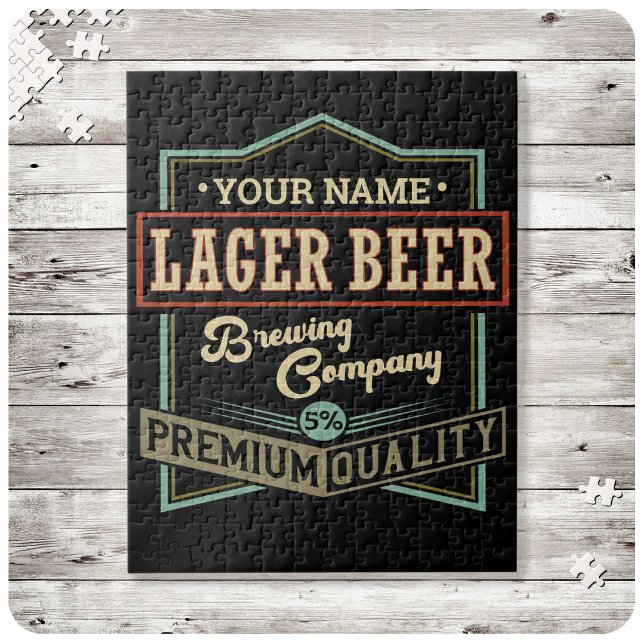 Quebra-cabeça Pub de Bar de Rótulo de Criação de Cerveja Persona (Criador carregado)