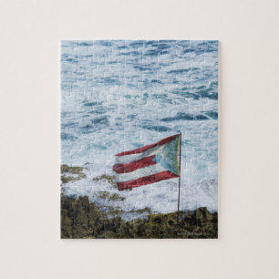 Quebra-cabeça Puerto Rico, San Juan velho, bandeira do arroz de