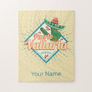 Quebra-cabeça Puerto Vallarta Jalisco México dançando cactus
