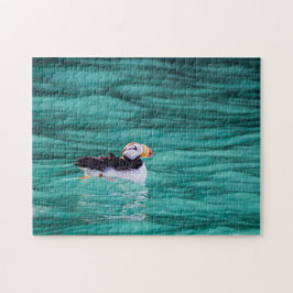 Quebra-cabeça Puffin In Resurrection Bay, Alaska