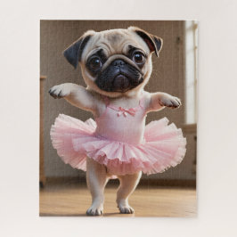 Quebra-cabeça Pug Ballerina