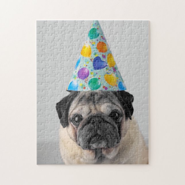 Quebra-cabeça Pug de Partido (Vertical)