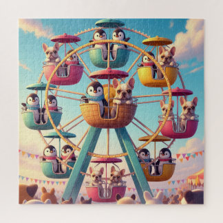 Quebra-cabeça Pugs & Penguins Ferris Wheel